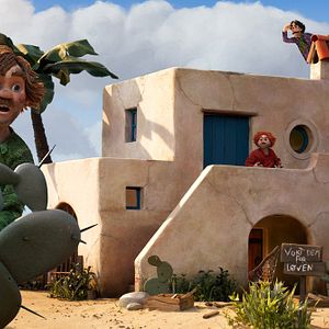 Foto Tres ladrones y un león