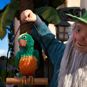 Foto Tres ladrones y un león