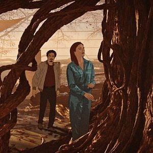 Foto Un cielo de plástico