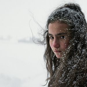 Foto Sobre la hierba seca