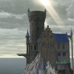 Foto El castillo a través del espejo