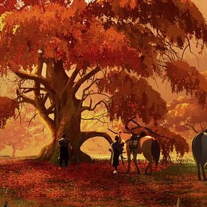 Foto Samurái de ojos azules