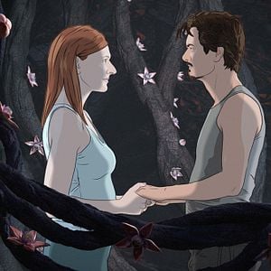 Foto Un cielo de plástico