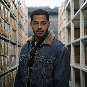 Foto La mujer en la pared