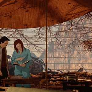 Foto Un cielo de plástico