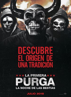 La primera purga: La noche de las bestias : Cartel