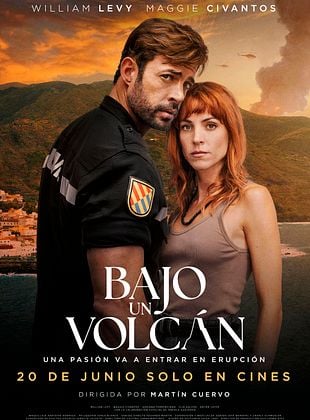 Cartel de  Bajo un volcán
