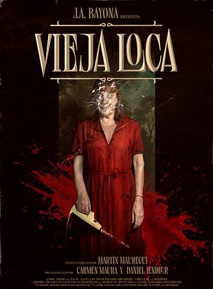 Cartel de  Vieja loca