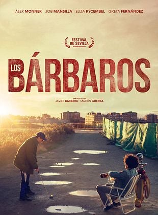 Cartel de  Los bárbaros