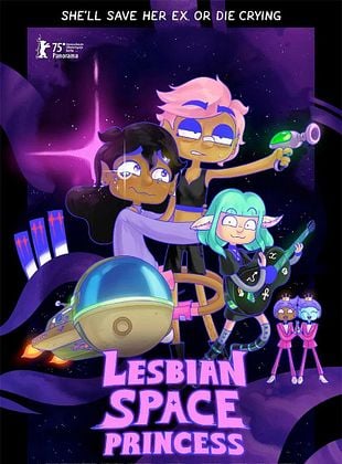 Cartel de Princesa lesbiana del espacio