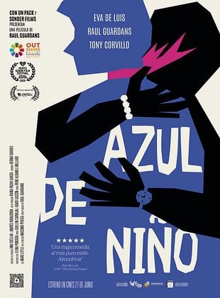 Cartel de  Azul de niño