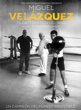 Cartel de Miguel Velázquez: El catedrático del ring