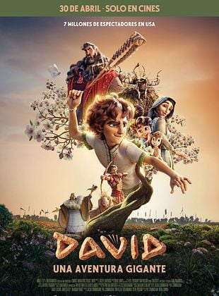 Cartel de  David, una aventura gigante