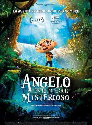 Cartel de  Angelo en el bosque misterioso