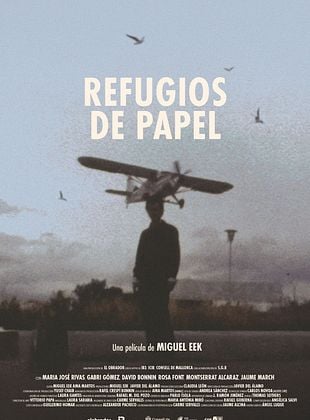 Cartel de Refugios de papel