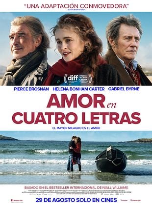 Cartel de  Amor en cuatro letras