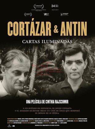 Cartel de Cortázar & Antín: Cartas iluminadas