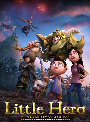 Cartel de Little Hero y los amuletos mágicos 