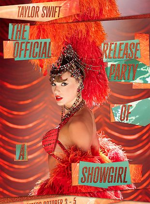 Cartel de  Taylor Swift / The Official Release Party Of A Showgirl