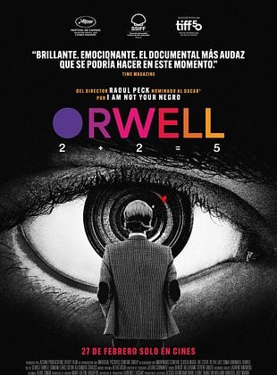 Cartel de  Orwell: 2+2=5
