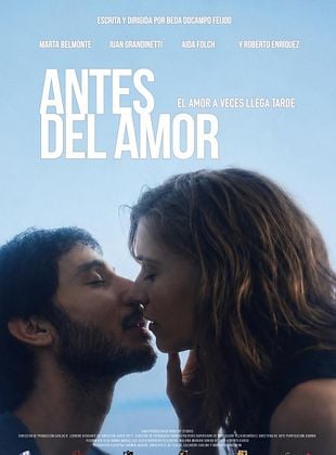 Cartel de Antes del amor