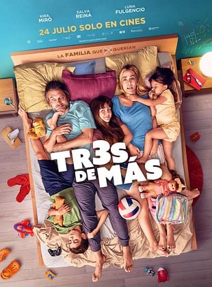 Tres de más