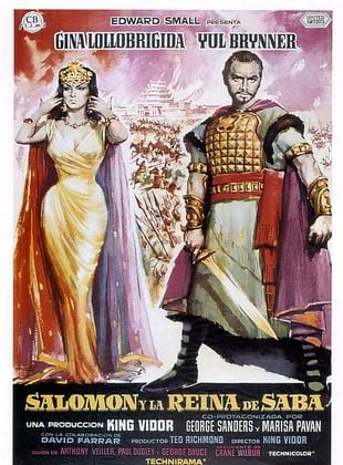 Cartel de  Salomón y la reina de Saba