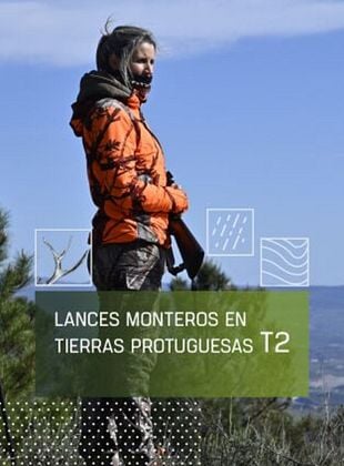 Cartel de Lances Monteros en la tierra Portuguesa