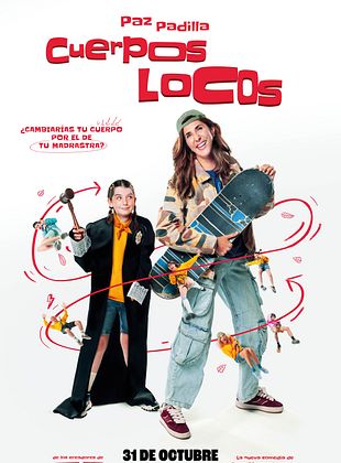 Cartel de  Cuerpos locos