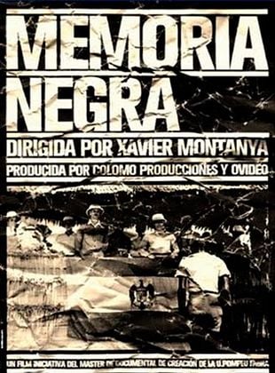 Cartel de Memoria negra