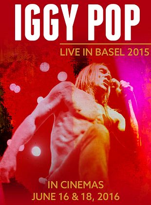 Cartel de  Iggy Pop Live in Basel