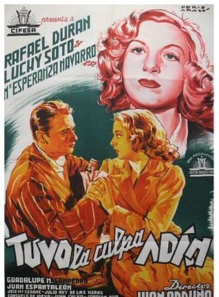 Cartel de Tuvo la culpa Adán