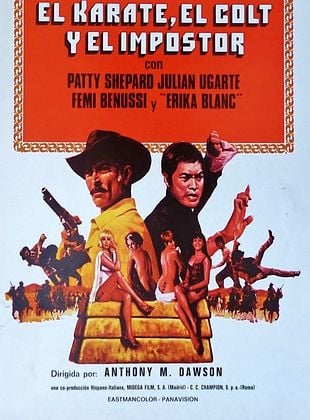 Cartel de El kárate, el Colt y el impostor
