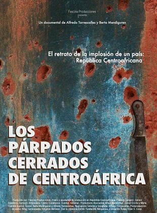 Cartel de Los párpados cerrados de Centroáfrica