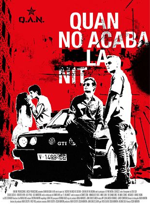 Cartel de Cuando la noche no termina