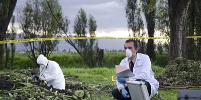 Cartel de El Rostro del Asesino