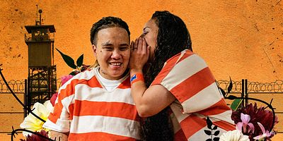 Cartel de Ropa naranja