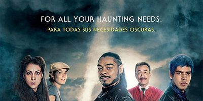 Cartel de Los Espiritus en el Cementerio