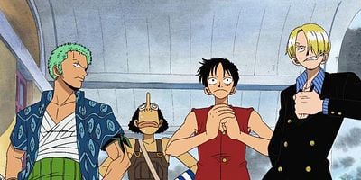 Cartel de Luffy dai pinchi ! Gyojin tai Luffy kaizokudan