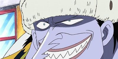 Cartel de Higashi no umi saiaku no otoko ! Gyojin kaizoku Arlong !