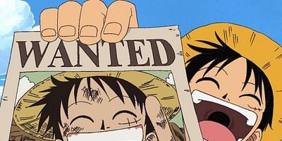 Cartel de Shōkin kubi ! Mugiwara no Luffy yo ni shirewataru