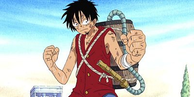 Cartel de Suna wani to mizu Luffy ! Kettō dai ni round.