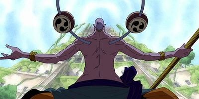 Cartel de Kodai iseki no taiketsu ! God Enel no mokuteki !!