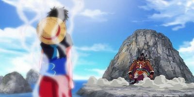 Cartel de Zetto no Yabō Hen - Rufi tai Shūzō!