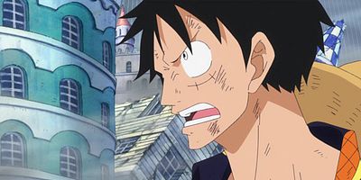 Cartel de Ten o Utsu - Rufi Ikari no Kingu Kongu Gan