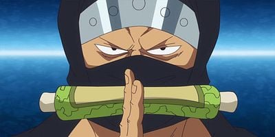 Cartel de Akai Ishi! Wan Pīsu e no Michishirube