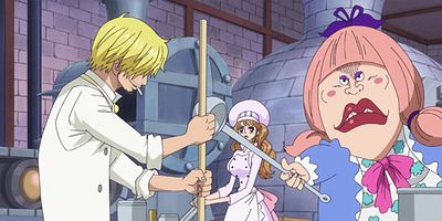 Cartel de Miwaku no Aji - Shiawase no Sanji no Kēki