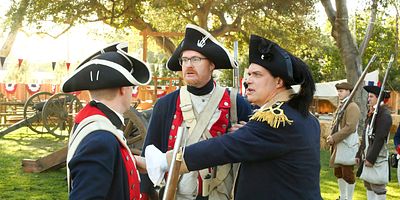 Cartel de All Is Fair in Love and War Reenactment