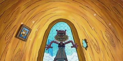 Cartel de Alguién está en la cocina con Arenita/Un trabajo desde dentro