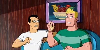 Cartel de Sirenoman inicia / El ojo bueno de Plankton